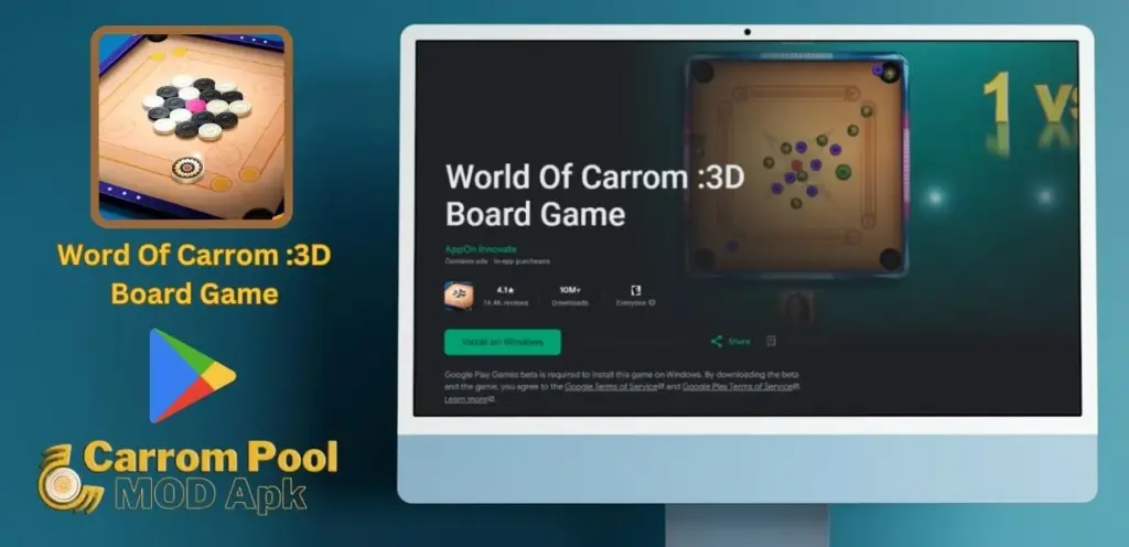 Carrom Pool MOD APK alternative World Of Carrom 3D