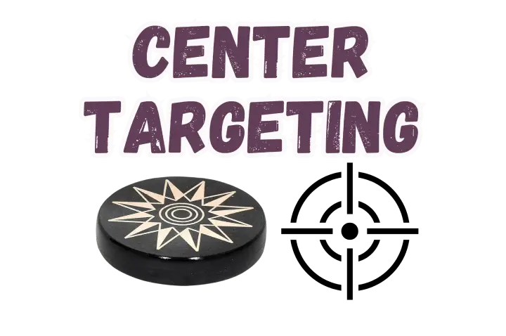 Center Targeting - Carrompoolapps.com - Carrom pool tips and Tricks