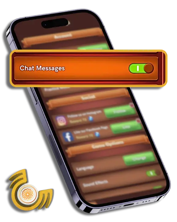 Chat Messages - Pro Settings for carrom Pool