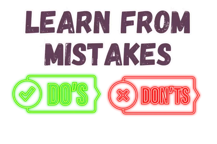 Learn From Mistakes - Carrompoolapps.com - Carrom pool tips and Tricks