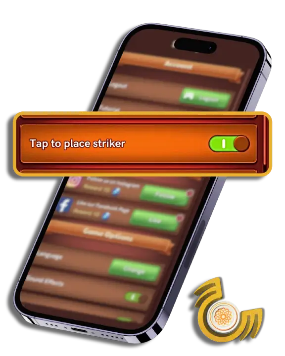 Tap to Place striker - Best PRO Settings for Carrom