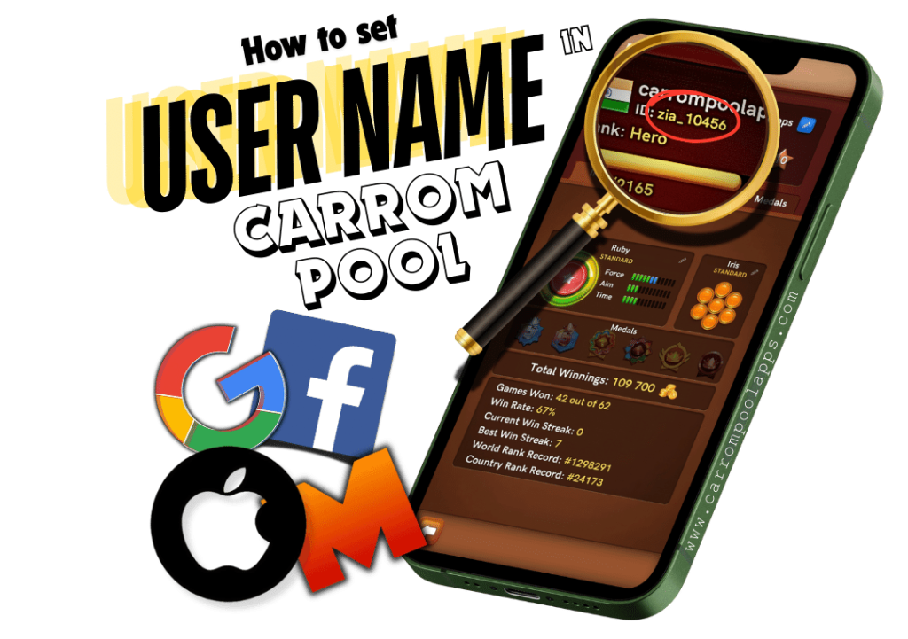 How to set User Name - www.carrompoolapps.com