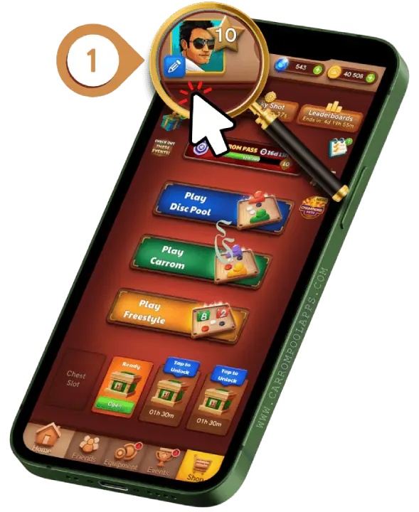 How to Change name in Carrom Disc Pool - www.carrompoolapps.com